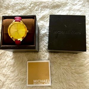 Pink & Gold Michael Kors watch